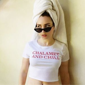 Chalamet and Chill t shirt